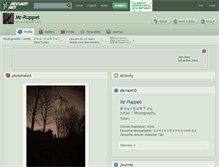 Tablet Screenshot of mr-puppet.deviantart.com