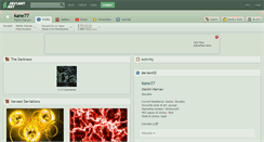 Desktop Screenshot of kane77.deviantart.com