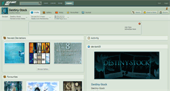 Desktop Screenshot of destiny-stock.deviantart.com