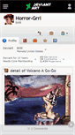 Mobile Screenshot of horror-grrl.deviantart.com