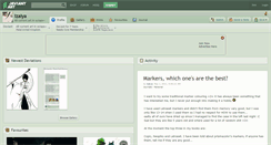 Desktop Screenshot of izaiya.deviantart.com