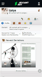 Mobile Screenshot of izaiya.deviantart.com