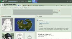 Desktop Screenshot of all-good-names-taken.deviantart.com
