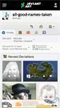 Mobile Screenshot of all-good-names-taken.deviantart.com