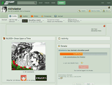 Tablet Screenshot of nicholastse.deviantart.com