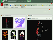 Tablet Screenshot of elektroll.deviantart.com