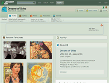 Tablet Screenshot of dreams-of-skies.deviantart.com